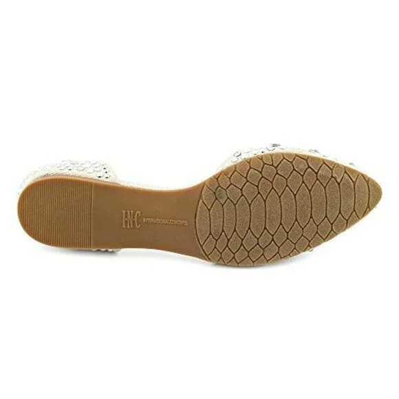 INC International Concepts Crescente 2 Sz. 7.5 Pearl Gold Flats ~~minty~~ - Picture 11 of 14